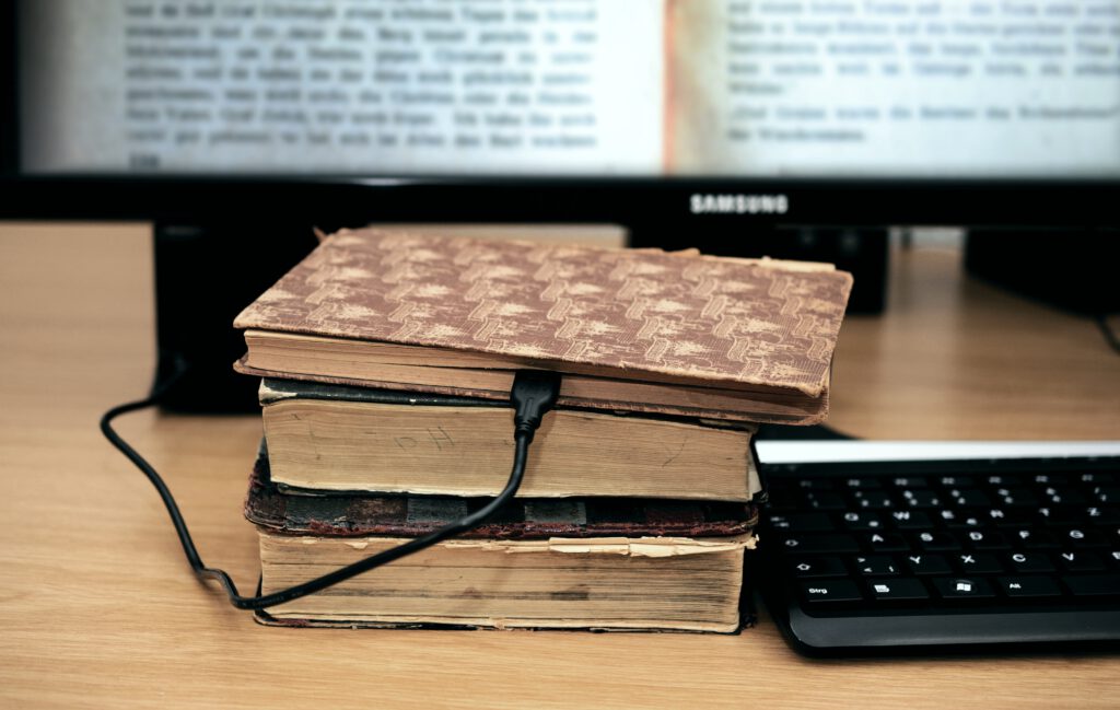 Buch und Computer